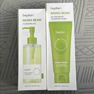 Mung Bean Cleansing Oil and Foam Set